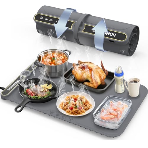 Warming Mat for Food (Gray / 24x15 Inch)