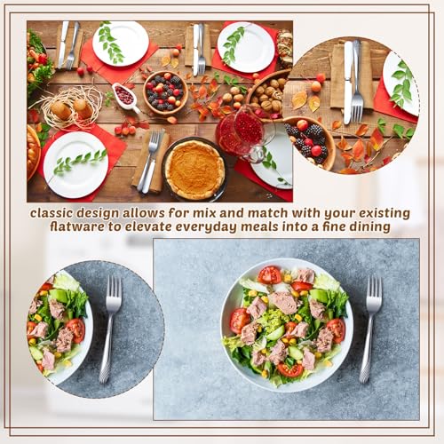 100 Pcs Metal Dinner Forks Bulk