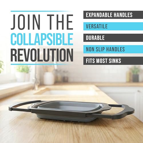 Gray Collapsible Silicone Over