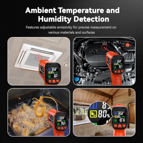 Infrared Thermometer Temperature Gun 2732°F 50