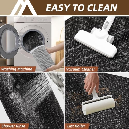 Kitchen Rugs Non (Black / 24"X 36")