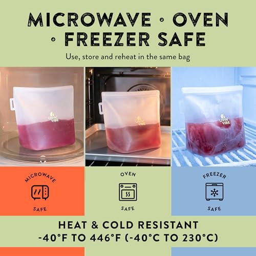 Reusable Silicone Food Storage Bags
