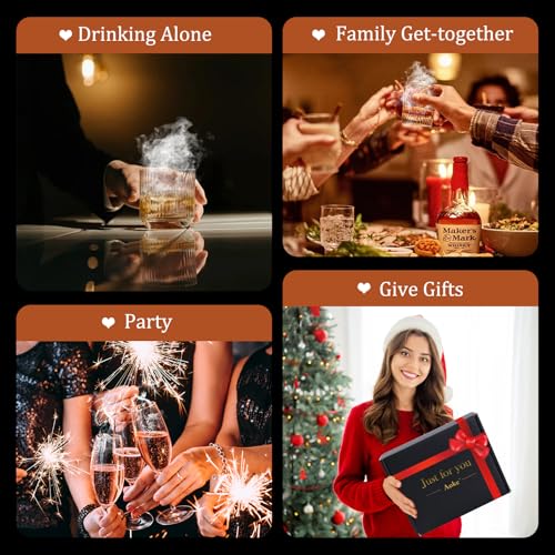 Cocktail Smoker Kit with Torch (gift set (Gold and silver))