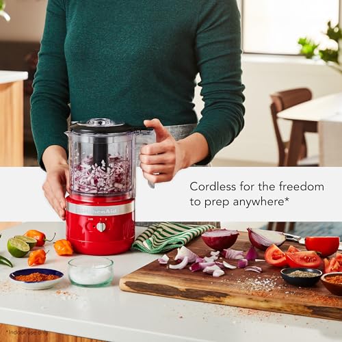 5 Cup Food Chopper Cordless KFCB519PA (Passion Red / 5 Cup / Cordless 5 Cup)