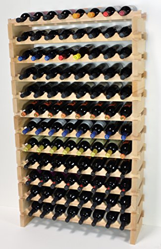 Modular Wine Rack Beechwood 32