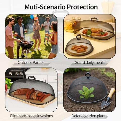 8 Pack Metal Mesh Screen Food Covers