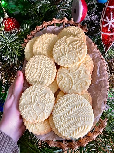 Embossing Rolling Pin BLOOMY with Floral Pattern