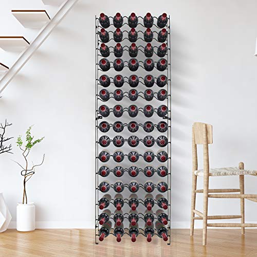 Freestanding Floor Wine Rack (75 Bottles)