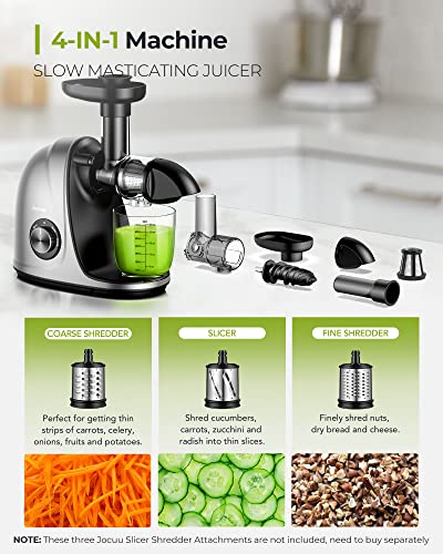 Slow Masticating Juicer with 2