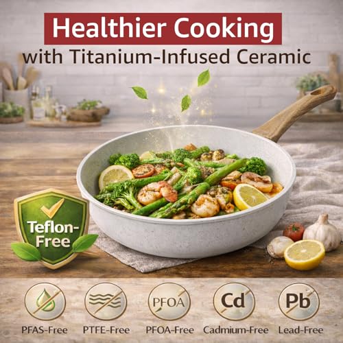 24Pcs Pots and Pans Set Non Stick