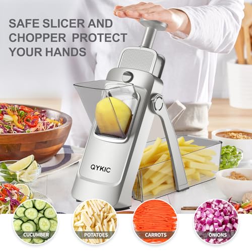 Mandoline Slicer for Kitchen (S4 Sliver)