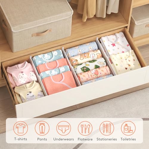 6" Tall Drawer Dividers (6"H, 11.5-18.5"L)