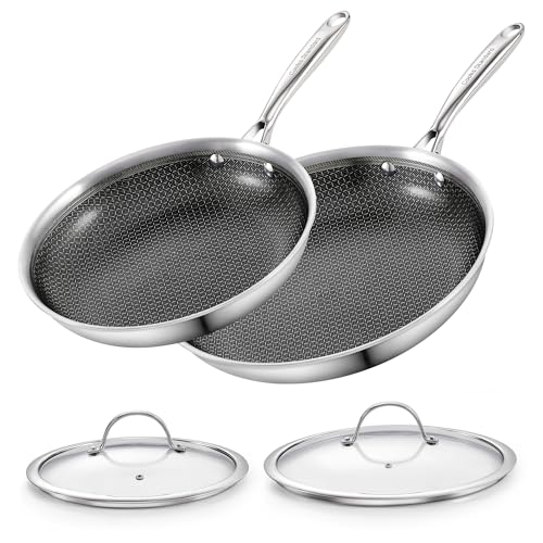 Hybrid Mutli Ply Clad 10.5 and 12 Inch Nonstick Frying Pan (10 and 12 Inch)