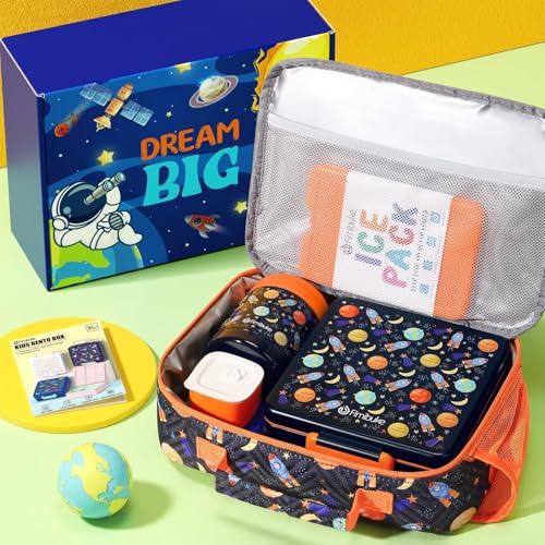 Kids Bento Snack Lunch Box with 4 Compartment
