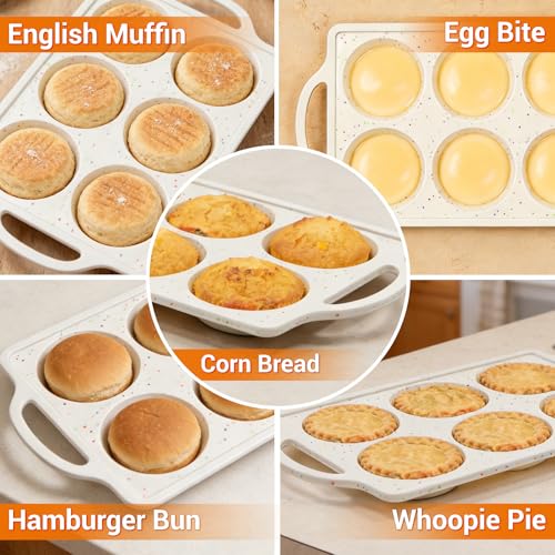 Muffin Top Pan Non Stick (Muffin Top Pan Regular 3": 2pcs)