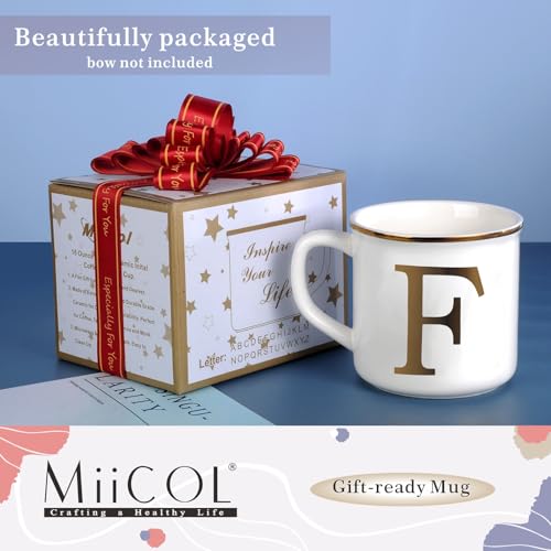 Ceramic Coffee Mug 16 oz (Letter F Mug)