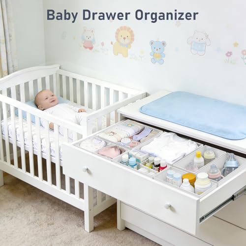 Drawer Organizer Clothes (White / 28 Pack)