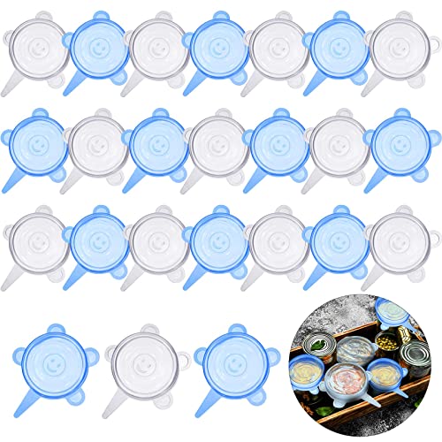 24 Pcs Silicone Stretch Food Covers