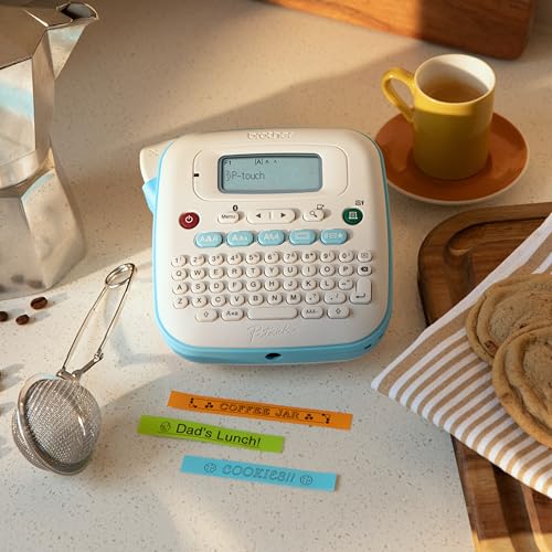 P-Touch PT-N25BT Personal Connected Label Maker, Bluetooth, Design&Print2 app, Portable, Handheld and Prints with P-Touch Btag½â€ (12mm) Wide Color Label Tapes