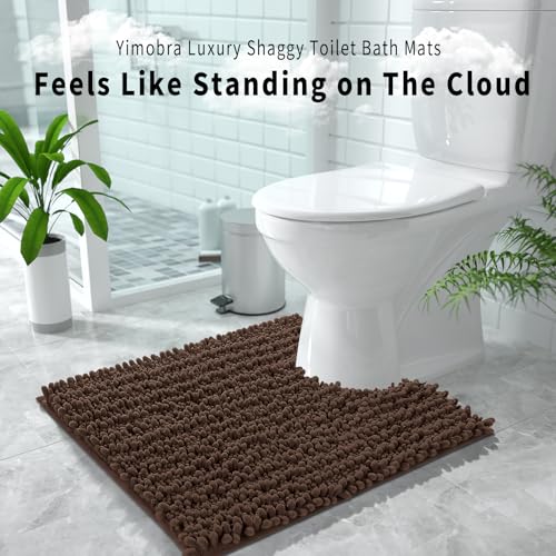 Toilet Rug U Shaped Washable 24x20 Inch