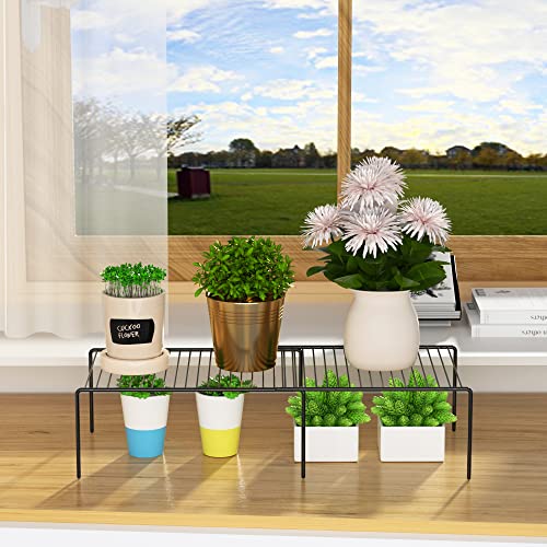 Expandable Metal Rustproof Kitchen Counter Shelf Rack (6 Count)