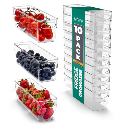 Fridge Organizers and Storage (Small / 10 Pack)