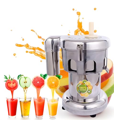 110V 750W Electric Stainless Steel Vegetable & Fruit Juice Maker Squeezer Centrifugal Juicer Machine Commercial Juice Press Machine 5
