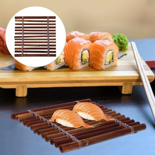 Bamboo Sashimi Plate Decor Japanese Sushi Ornament for Sashimi Serving Plate Natural Material Seafood Platter Prop for Home Restaurant Hotel Food Presentation