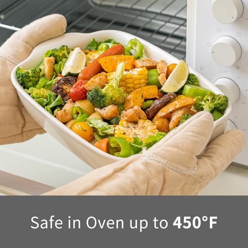 Ceramic Baking Dishes Set of 3 (OffWhite)