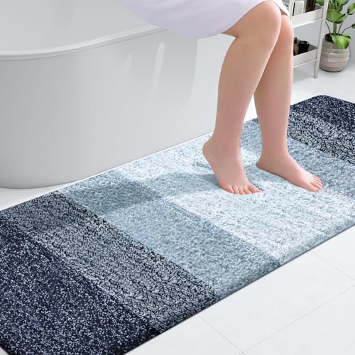 Bathroom Runner Rug 70x24 (70" X 24" / Airy Blue)