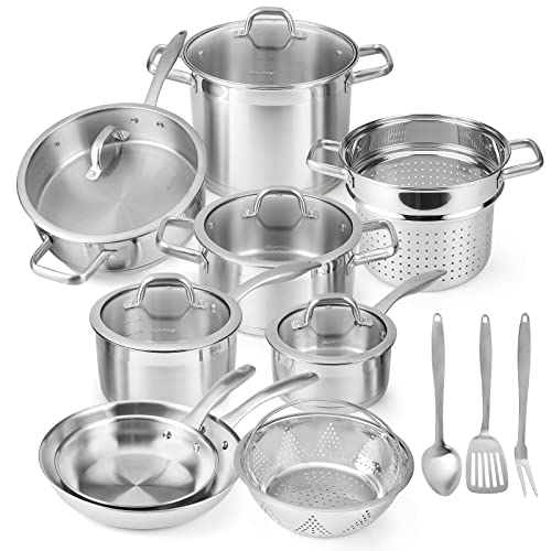 Stainless Steel Pots and Pans Set