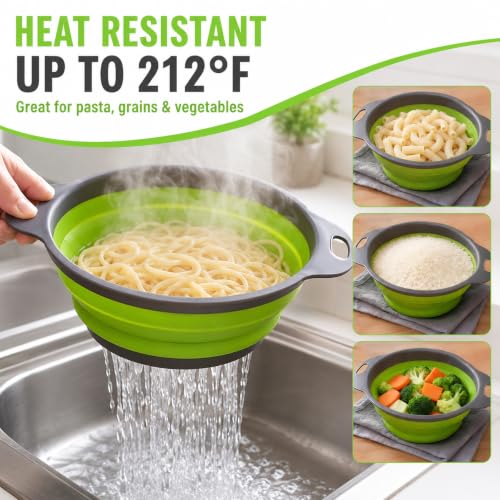 2 Piece Collapsible Colander Set (2 Count)