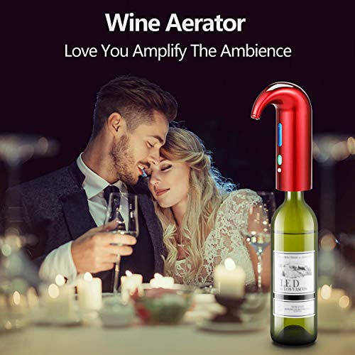 Fathers Day Wine Aerator Electric Wine Decanter (Pro / Lucky red)