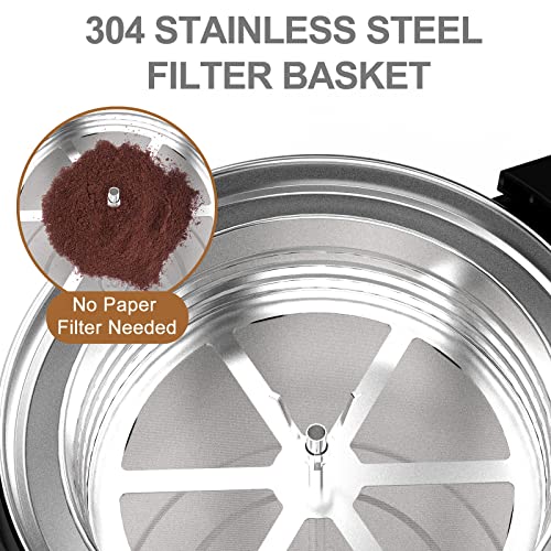 32 Cup Commercial Stainless Steel Electric Coffee Urn (6L)