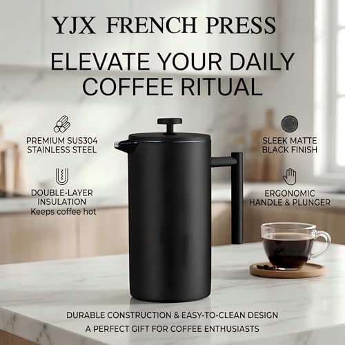 34oz Black Coffee Maker (Black)