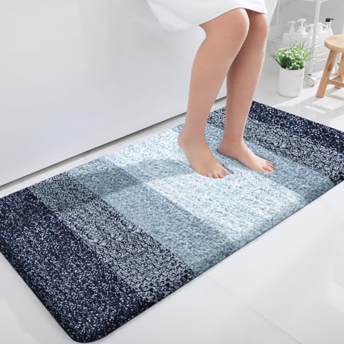 Large Bathroom Rugs 50x30 (50" X 30" / Airy Blue)