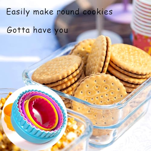 Cookie Biscuit Cutter Set (Round Shaped, 6 Pack)