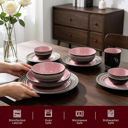 HomeVss 48 Piece Dinnerware Set