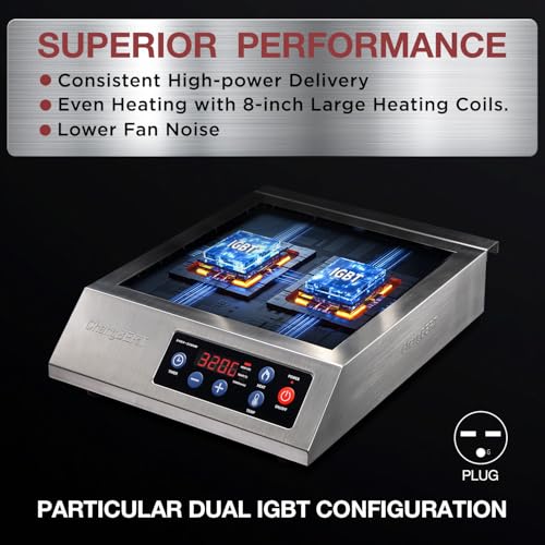 Portable Induction Cooktop 208 (FlameCold Series 3200W 208-240V)