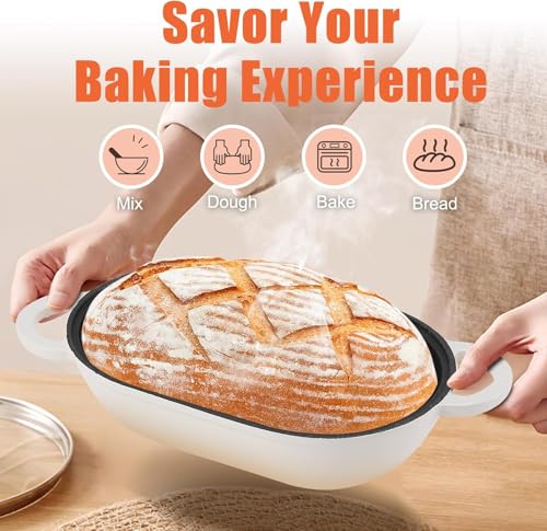 2.5 QT Enameled Cast Iron Sourdough Bread Oven (Caramel / 2.5 QT)
