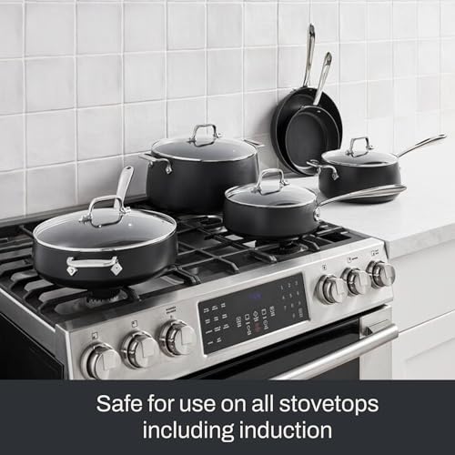 HA1 Expert Hard Anodized Nonstick Cookware Set (10 Piece Set)