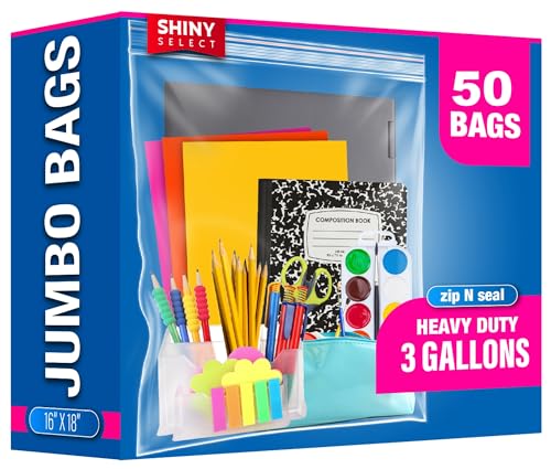 3 Gallon Large Storage Bag (50 Count)