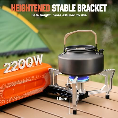OUTDOORS Butane Camping Stove (Orange)