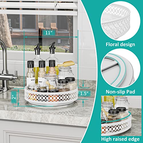 11 inch Lazy Susan Turntable (11 Inch White)