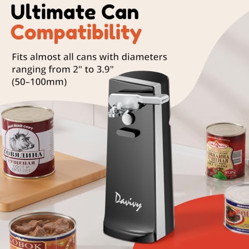 Electric Can Opener (Black)