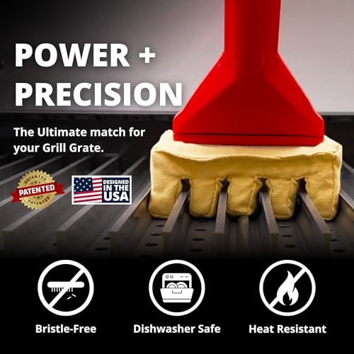 Grill Brush with Scraper (Grill Grate Brush With Scraper)