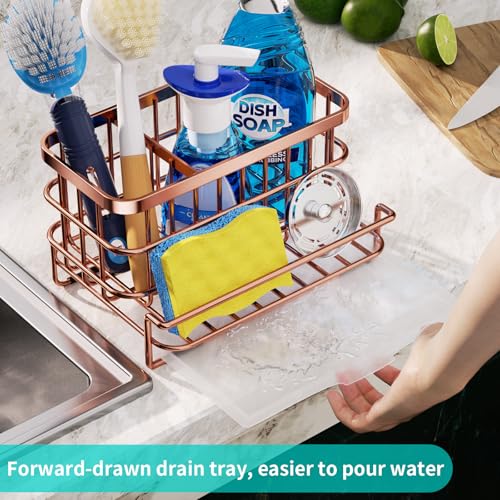 Multifunctional Kitchen Sink Organizer (Rose Gold)