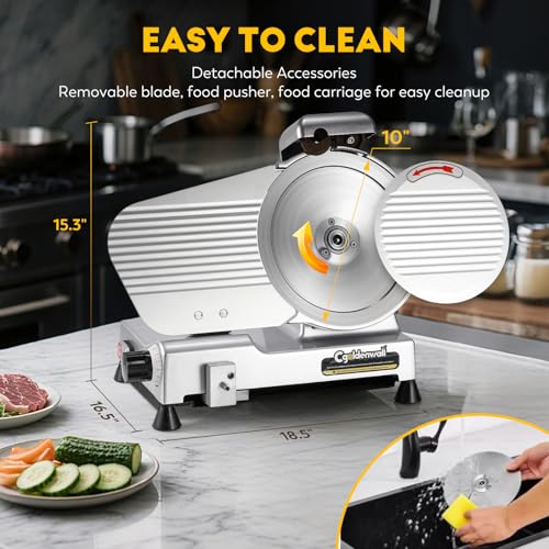Meat Slicer Machine with Teflon Non (Dual Blades Blade)