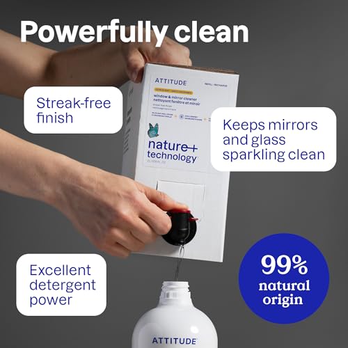 ATTITUDE Window and Mirror Cleaner (27.1 Fl Oz (Pack of 1))