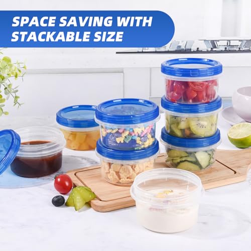 Freezer Storage Containers (8oz-12 pack)